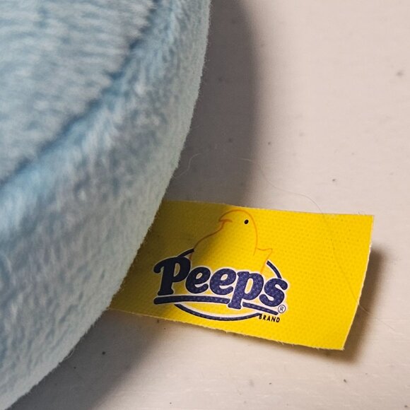 Peeps Marshmallow Easter Bunny 9 Inch Blue Rabbit Plush Stuffed Animal Toy - Picture 7 of 9